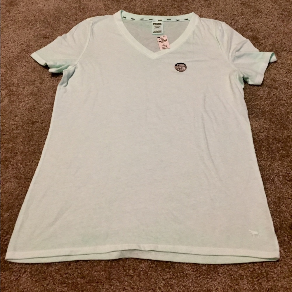 PINK v-neck tee